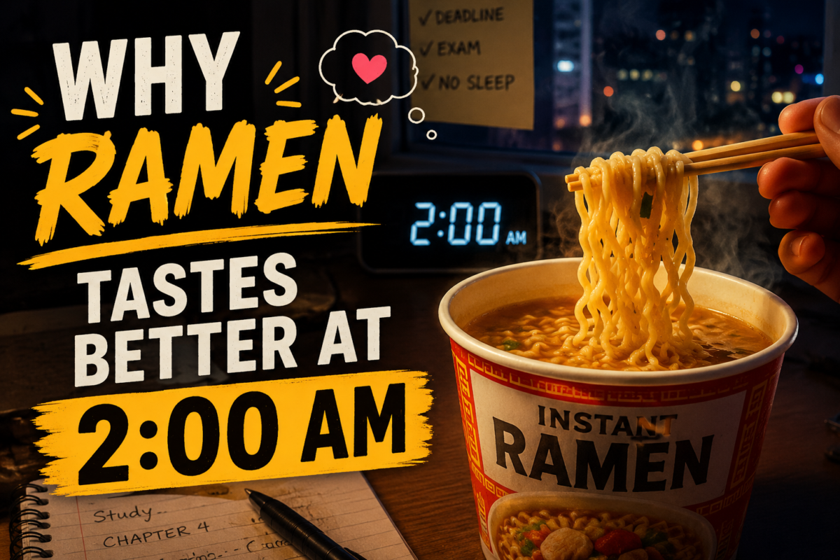Why Ramen Tastes Better at 2:00 AM (According to Science)