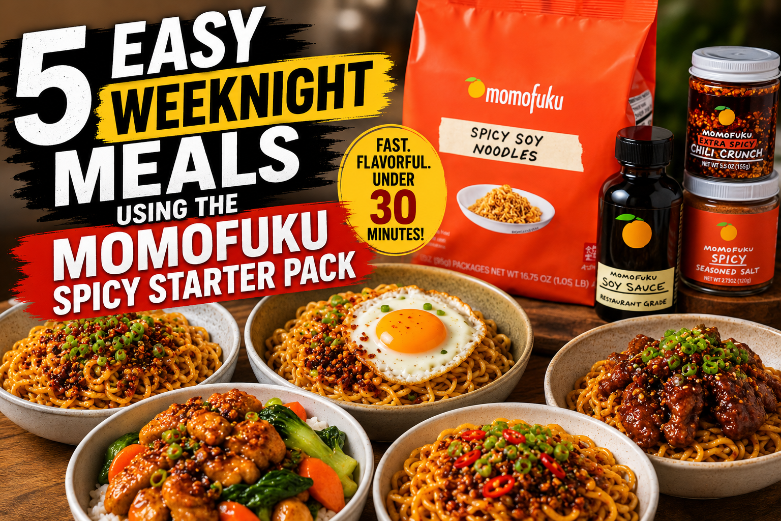 Momofuku Spicy Starter Pack recipes