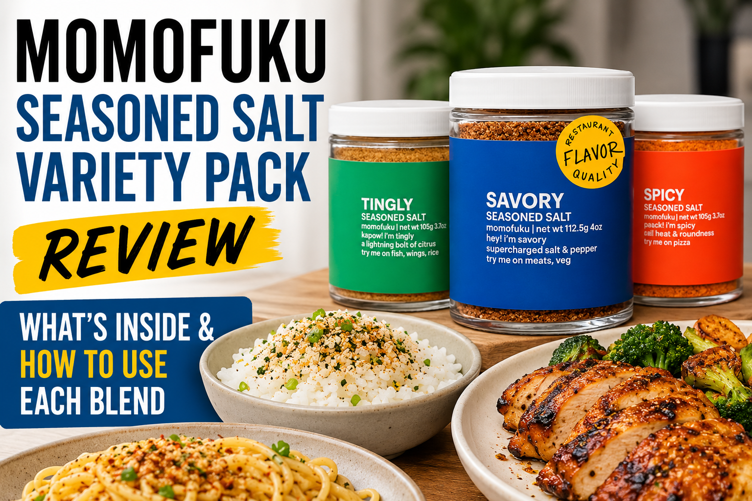 MOMOFUKU Seasoned Salt Variety Pack