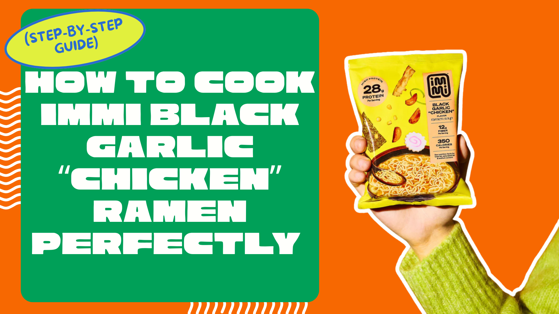 How to Cook immi Black Garlic Chicken Ramen