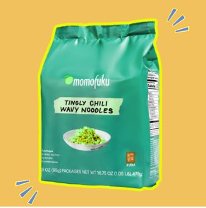 Momofuku Tingly Chili noodles