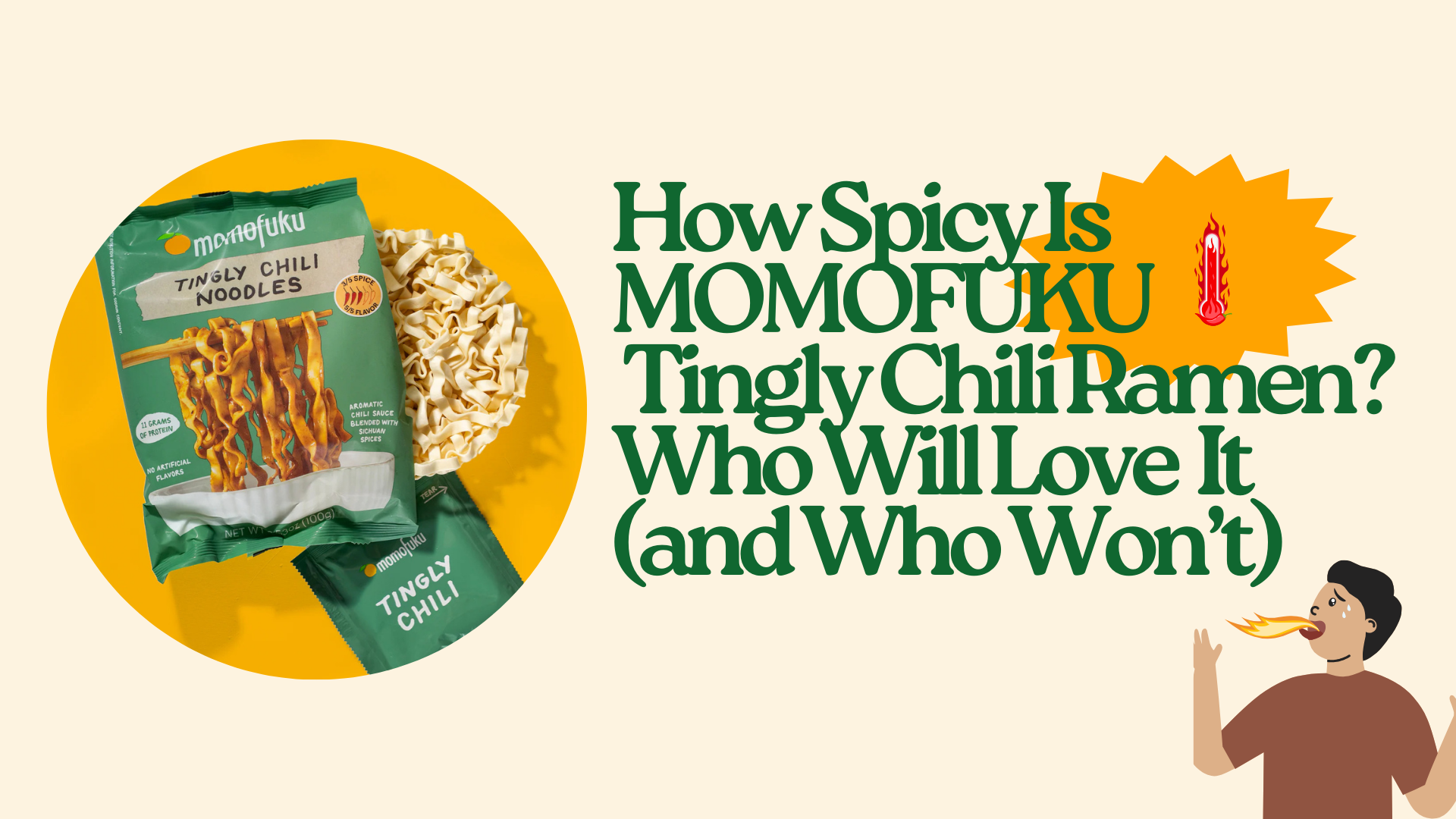 Momofuku Tingly Chili ramen spice level