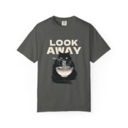 Look Away Cat Eating Ramen T-shirt | Let's Ramen Graphic Tee - Image 5