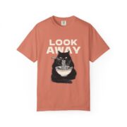 Look Away Cat Eating Ramen T-shirt | Let's Ramen Graphic Tee