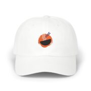 Smiling Ramen Bowl Dad Cap | Look Away embroidered back