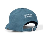 Eat More Ramen embroidery Denim Hat | Ramen Bowl Graphic Hat - Image 6